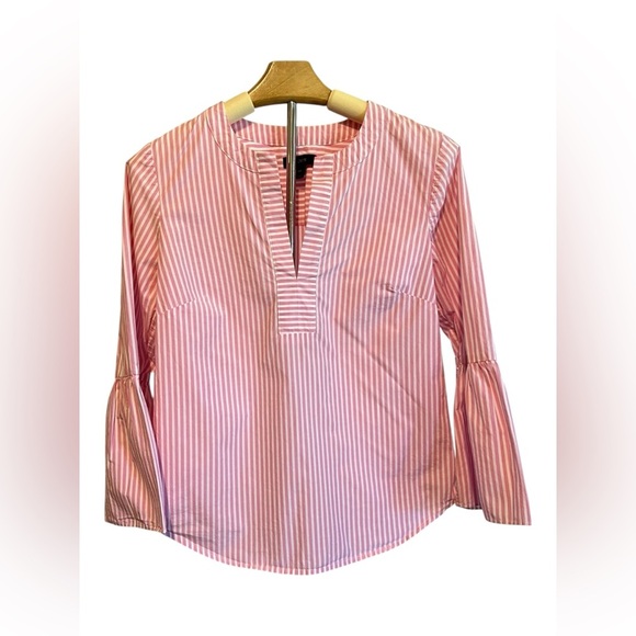 J. Crew Pullover Top With Bell Sleeve Size 00 - Picture 1 of 3